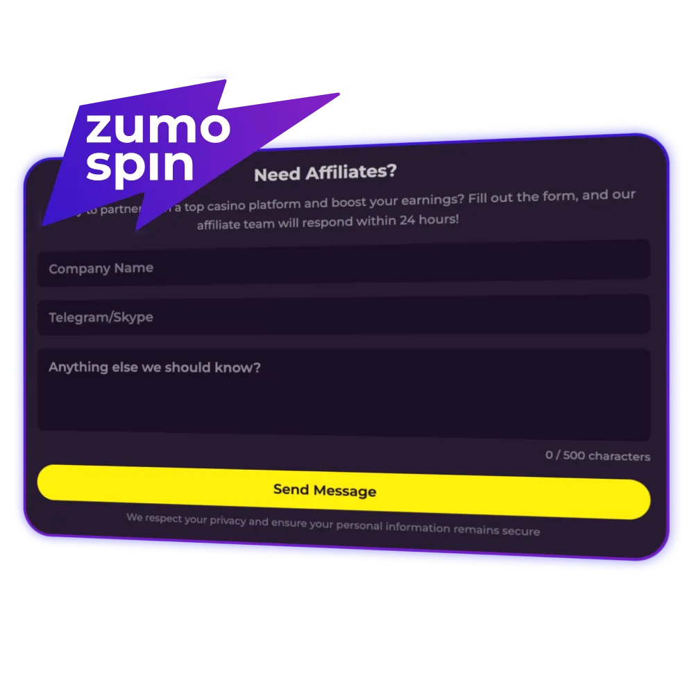 Earn more by partnering with ZumoSpin.