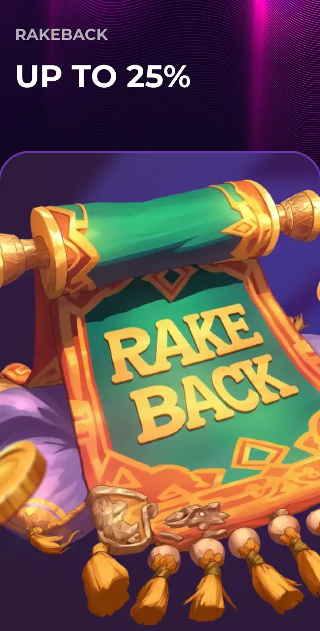 Get rakeback rewards at ZumoSpin.