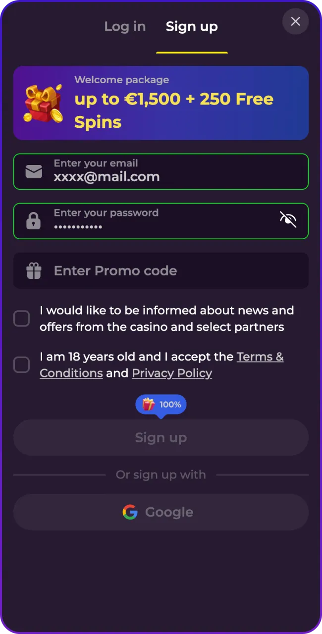 Set a secure ZumoSpin password now.