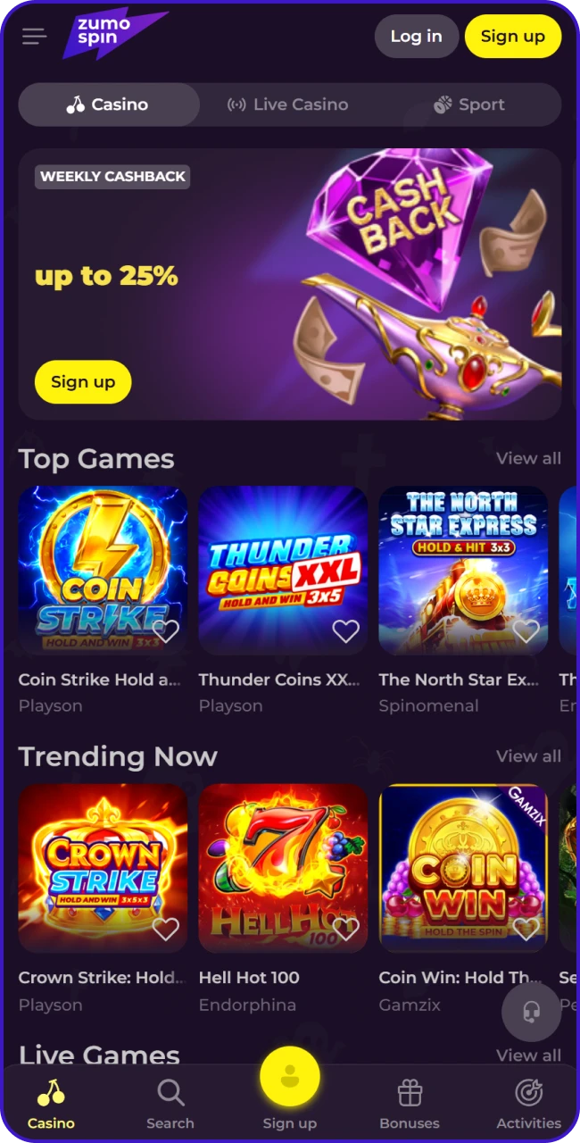 Open de ZumoSpin website in je browser om Android bij te werken.