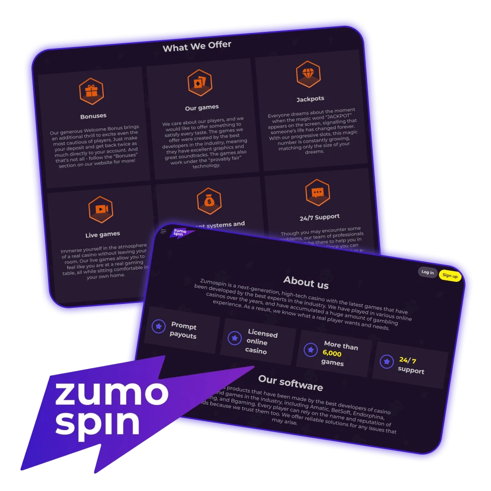 Leer meer over ZumoSpin en onze passie voor grote casino prijzen.