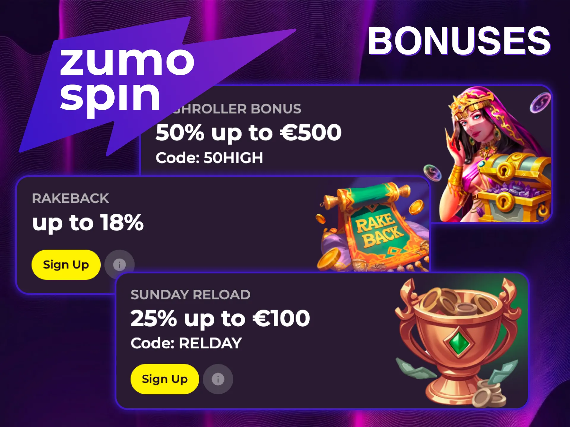 Discover other exciting ZumoSpin bonuses to boost your overall balance.